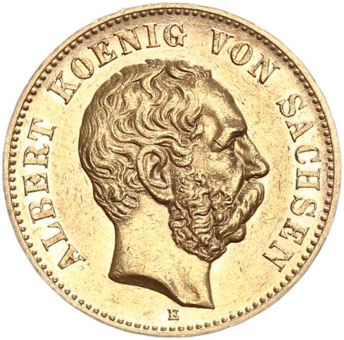 Sachsen albert mark 1877 - albert, 20