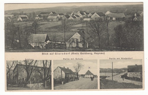 Blick auf giersdorf - ak,