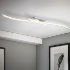 LED Decken Leuchte D100 zwei Arme nickel matt