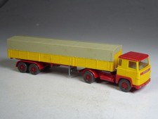 (YG-33) Wiking 60er Jahre Scania 110 Pritschensattelzug gelb, ungereinigt