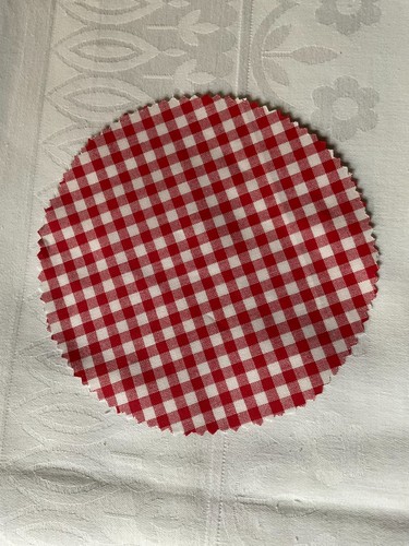Rot weiß karierte - 20,