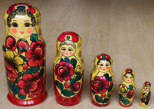 Matroschka babuschka teilig - babuschka, 5