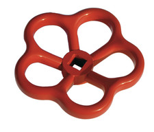 Handrad, rot Ventil Ventilrad