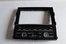 Frontblende PCM für Porsche Cayenne 2 Gen. Hochglanz schwarz