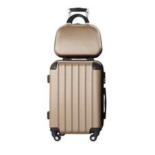 2tlg Reisekoffer Set Trolley Hartschale Hartschalenkoffer Reisekofferset