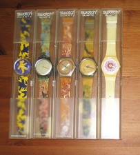 5 original Swatch Uhren Gent Uhr Armbanduhr Clock in Swatchschachteln