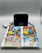 Nintendo 2DS - Schwarz / Blau - inkl. 4 Spiele & 4 GB Speicherkarte