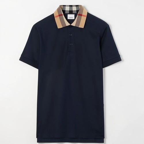 Burberry check collar cotton - check,