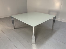 Molteni & C Tisch "Diamond" - quadratischer Beistell-/Esstisch - aus Glas