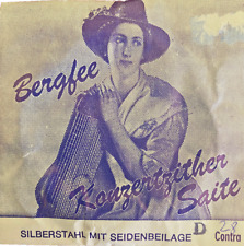 Bergfee Konzertzither-Saite Münchner Stimmung Stahl/Rot 1220 Ton Nr. 28 Kontra D