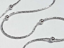 Kugelkette Silber 925 Kette rhodiniert 42-70cm echt Sterlingsilber sd163