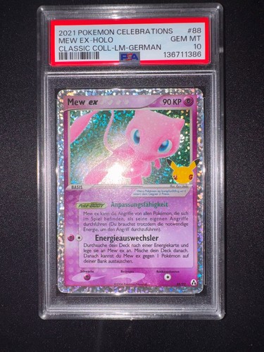 Pokémon mew psa - mew, ex