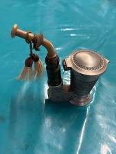 Antike Schnaps Pfeife BMF Zinn