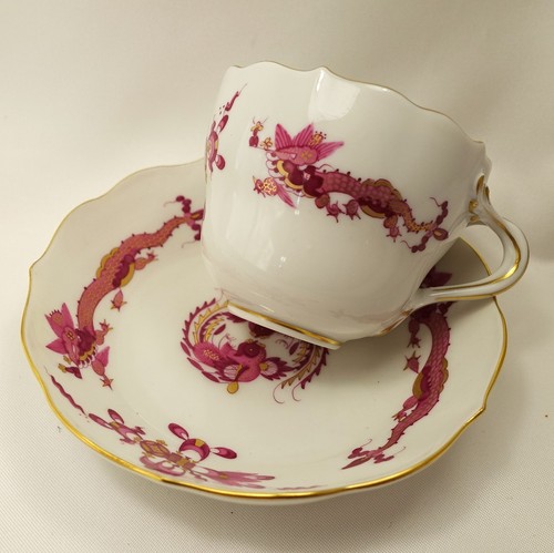 Meissen mokkatasse hofdrache - meissen,