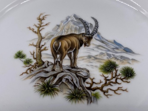 Vintage porzellan teller - vintage,