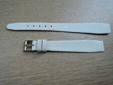 Graf Leder Uhrenarmband weiss 14mm  b6