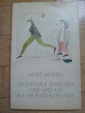 Horst Janssen Der Wettlauf zwischen Hase und Igel auf der Buxtehuder Heide  1986