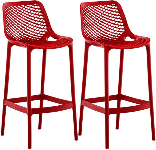 2er set barhocker air rot - 2er,
