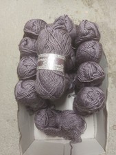 600g / 12 Knäuel Horstia Maulbeerseide Wolle Farbe 12 lavendel selten
