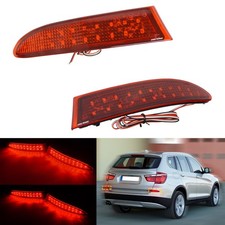 2x Für BMW X3 F25 LCI mit M Sport Kit Paket 2014-17 Rot Rücklicht Bremsleuchten