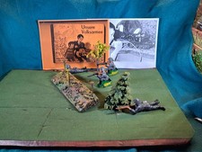 DDR Militärspielzeug NVA-Masse-Soldaten+Stacheldrahtverhau PGH Effelder/Lisanto