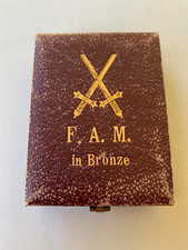 Königreich Sachsen, Friedrich August Medaille in Bronze im Etui (9669a)