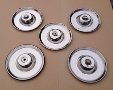 Peugeot 604 5x Chrom Radkappen Radzierblenden ( auch 504 ? ) Z47
