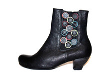 Think! DRAWI Damen Stiefelette, Edle Schuhe, Fussbett, Leder, NEU Gr.39