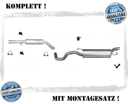 Auspuffanlage audi 8 t - auspuffanlage, 1.8