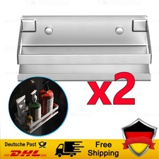 2x Edelstahl Duschregal Bohren