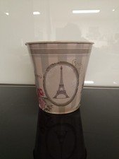 Deko-Blecheimer Aufbewahrung Paris Shabby