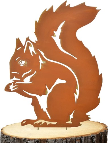 Rostiges eichhörnchen - rostiges,