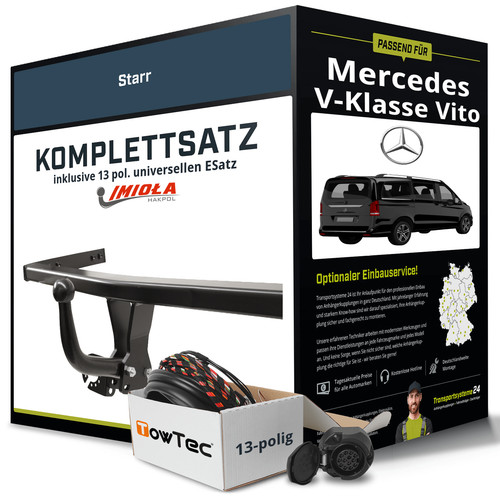 Anhängerkupplung starr für