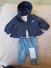 Baby Anzug, Jacke, Jeans, Prenatal, Chicco, nagelneu, Gr. 1-3m / 56-62cm