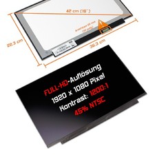 16,1" LED Display matt Ersatz