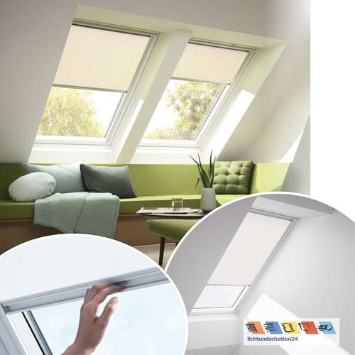 Velux sichtschutzrollo manuell - velux,