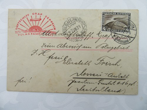 Graf zeppelin 127 - 127, flugpost
