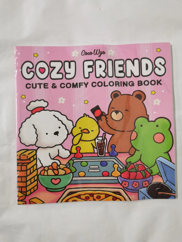 Cozy friends coloring book - cozy, friends: