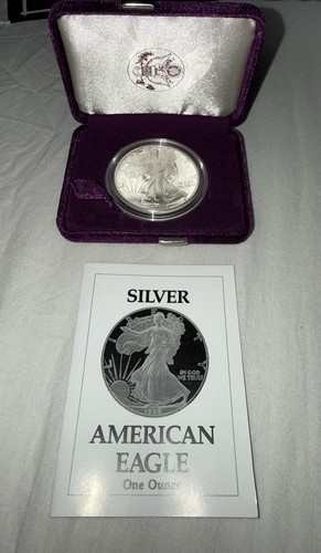 Silver eagle silbermünze - eagle, oz