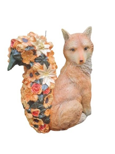 Figur fuchs mit - mit, blumen