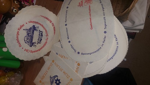 Papier servietten konvolut ddr - papier,