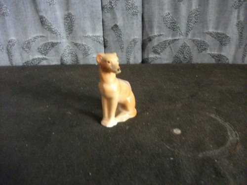 Porzellan figur windhund bunt - porzellan,