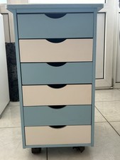 Kleiner Rollcontainer In Blau