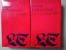 Lew Tolstoi - Anna Karenina - 2 Bände - Leinen mit SU - Rütten & Loening 1972