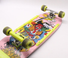 Kevin Staab Pirat Sims Bootleg Oldschool Vintage 80er Holz Skateboard Neon Pink