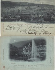 Gruss aus Neustadt Weinstraße Lot 2 AK 1897/98 Mondschein Rheinland-Pfalz 202177