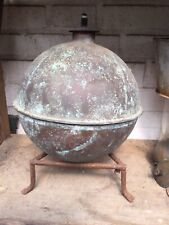 Interessante. Gartenfackel  aus Kupfer,schön  für Sommerabende