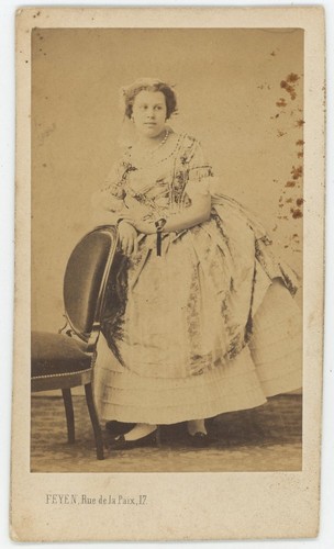 Cdv 1865 joséphine léonie - cdv, um