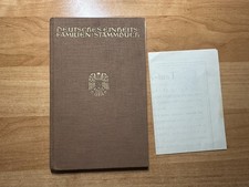Deutsches Einheits-Familien-Stammbuch, Taufurkunde 1937 / 1943