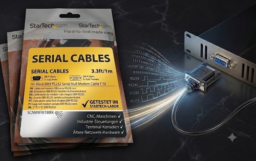 Startech com seriell - seriell, db9/rs232